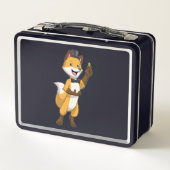 ウェディングリングをつけた花婿としての狐 メタルランチボックス