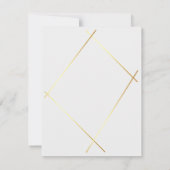 ウェディングレスポンスカードをカスタマイズ ローズブーケ 出欠カード (裏面)