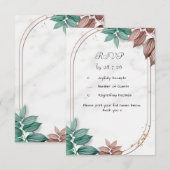 ウェディングレスポンスカード 出欠カード (正面/裏面)