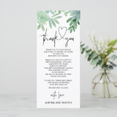 ウェディングレセプションありがとうございますごきげんよう メニュー (スタンド正面)