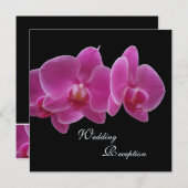 ウェディングレセプションのみ招待状- – 蘭 招待状 (正面/裏面)