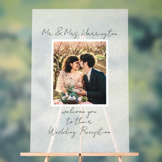 ウェディングレセプションウェルカムサインフォト アクリルサイン (ニュートラル)