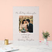 ウェディングレセプションウェルカムサインフォト アクリルサイン (ウェディング)