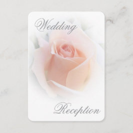 ウェディングレセプションエンクロージャカードピーチローズブド エンクロージャーカード