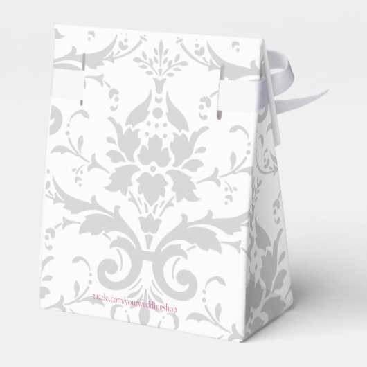 ウェディングレセプションオフィーブルズシルバーコロネーション フェイバーボックス (裏面サイド)