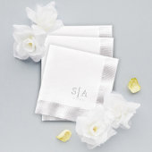 ウェディングレセプションカクテル婚約 箔ナプキン