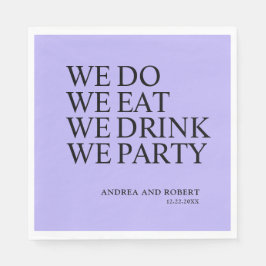 ウェディングレセプションカクテル スタンダードランチョンナプキン