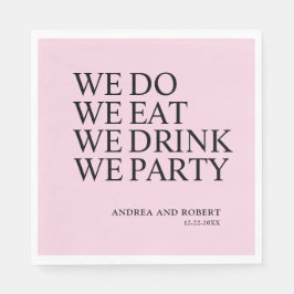 ウェディングレセプションカクテル スタンダードランチョンナプキン