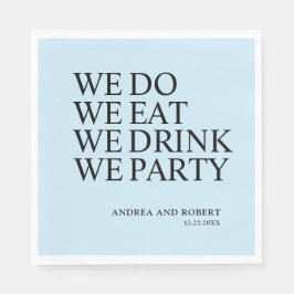 ウェディングレセプションカクテル スタンダードランチョンナプキン