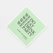 ウェディングレセプションカクテル スタンダードランチョンナプキン (角)