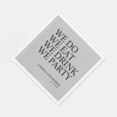 ウェディングレセプションカクテル スタンダードランチョンナプキン (角)