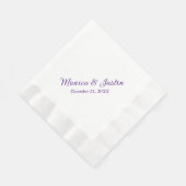 ウェディングレセプションカクテル 縁ありランチョンナプキン (角)