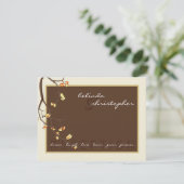 ウェディングレセプションカード::さくらんぼ3L 招待状 (スタンド正面)