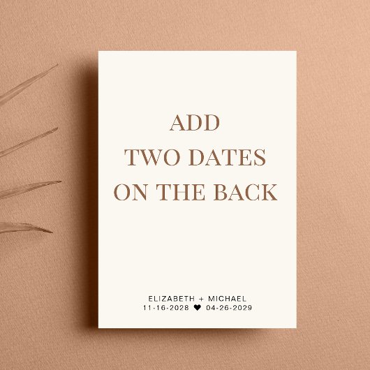 ウェディングレセプションクリーム保存日 案内状