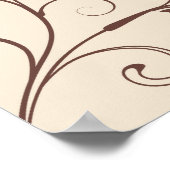 ウェディングレセプションシーティングチャート – 四角 ポスター (角)