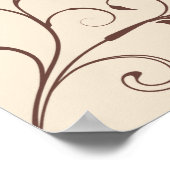 ウェディングレセプションシーティングチャート – 標準サイズ ポスター (角)