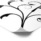 ウェディングレセプションシーティングチャート – 標準サイズ ポスター (角)