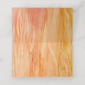 ウェディングレセプションテントカードフレッシュな花 プレイスカード (内部開封)