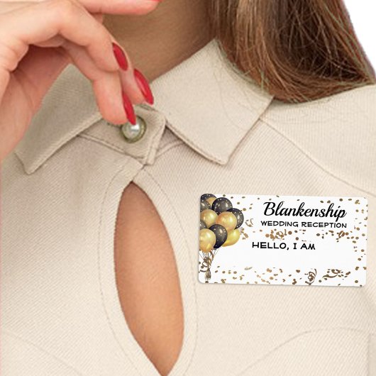 ウェディングレセプションバルーン紙吹雪名前をカスタムするラベル ラベル