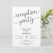 ウェディングレセプションパーティの招待状 招待状 (スタンド正面)
