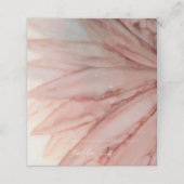 ウェディングレセプションピンクスで素敵な折り畳みテントカード プレイスカード (外部開封)