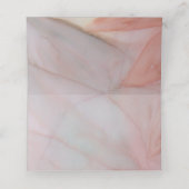 ウェディングレセプションピンクスで素敵な折り畳みテントカード プレイスカード (内部開封)