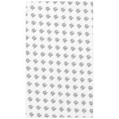 ウェディングレセプションファミリーフレンズテーブルタイポグラフィ テーブルクロス (正面)