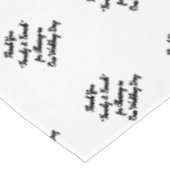 ウェディングレセプションファミリーフレンズテーブルタイポグラフィ テーブルクロス (アングル)