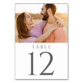 ウェディングレセプションフォトテーブル番号 テーブルナンバー (裏面)