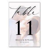 ウェディングレセプションフォトテーブル番号 テーブルナンバー (正面)