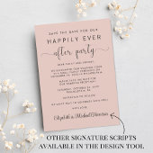 ウェディングレセプションフォト赤面日付の保存 案内状