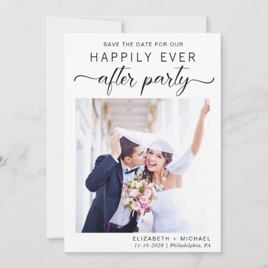 ウェディングレセプションフォト セーブザデート (正面)