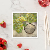 ウェディングレセプションブライダルシャワーヴィネヤードワイナリー スタンダードカクテルナプキン (インサイチュ)