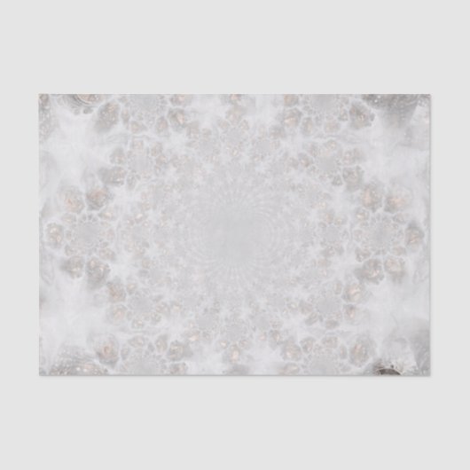 ウェディングレセプションホワイトシルバーシンプル金ゴールドエレガント 薄葉紙 (正面)