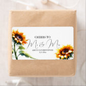 ウェディングレセプションミニシャンパンラベルの特典 ラベル (インサイチュ)