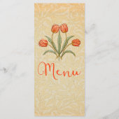 ウェディングレセプションメニューヴィンテージ メニュー (裏面)