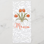 ウェディングレセプションメニュー メニュー (裏面)