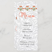 ウェディングレセプションメニュー メニュー (正面/裏面)