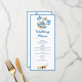 ウェディングレセプションメニュー メニュー