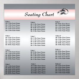 ウェディングレセプション座席表ポスター ポスター