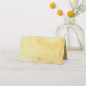 ウェディングレセプション折り畳みテントカードアジア影響 プレイスカード (裏面)