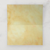 ウェディングレセプション折り畳みテントカードアジア影響 プレイスカード (内部開封)