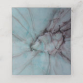 ウェディングレセプション折り畳みテントカードピンクレイベンダー プレイスカード (内部開封)