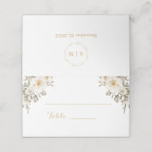 ウェディングレセプション折り畳みテーブル番号カード プレイスカード (外部開封)