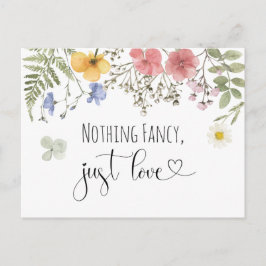 ウェディングレセプション招待状 ポストカード