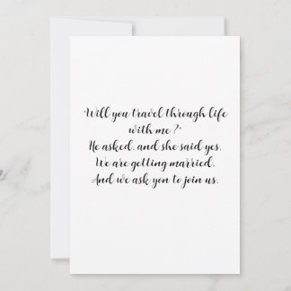 ウェディングレセプション招待状 招待状