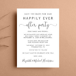 ウェディングレセプション日付の保存 案内状