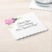 ウェディングレセプション紙コースター ペーパーコースター (アングル)