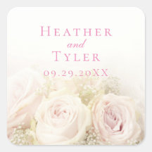 ウェディングローズステッカー