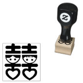 ウェディング中国のの招待またはサンキューカードスタンプ ラバースタンプ (押印)